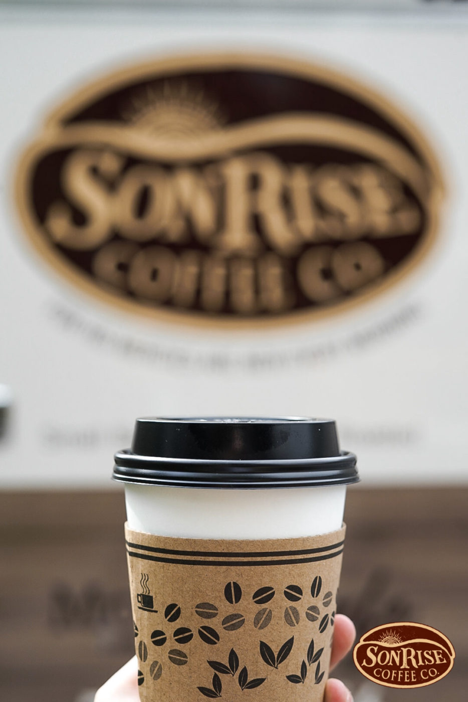 sonrise mobile coffee shop cup
