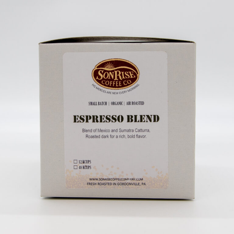 organic coffee espresso blend k cups