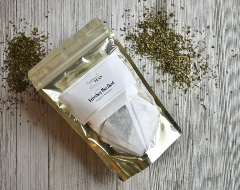 organic mint tea refreshing mint
